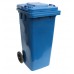 Бак для сміття пластиковий синій 120л, 120A-9BL
