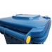 Бак для мусора пластиковый синий 120л, 120A-9BL 