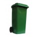 Бак для мусора пластиковый зеленый 120л, 120A-9G 