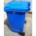 Бак для сміття пластиковий з педаллю, синій 240 л, 240A-11P2B
