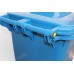 Бак для мусора пластиковый синий 240 л, 240H2-19BL