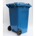 Бак для сміття пластиковий синій 240 л, 240H2-19BL