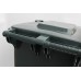 Бак для мусора пластиковый темно-серый 240 л, 240H2-19DG