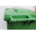 Бак для сміття пластиковий зелений 240 л, 240E-19G