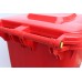 Бак для сміття пластиковий червоний 240 л, 240H2-19R