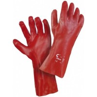 Перчатки с покрытием поливинилхлоридом Redstart 35см, Cerva 