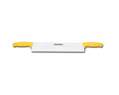 Нож для сыра Fischer №395 330мм с желтой ручкой