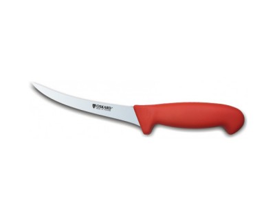 Нож обвалочный Oskard NK006 150мм красный