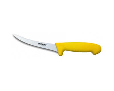 Нож обвалочный Oskard NK006 150мм желтый