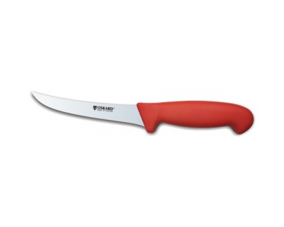Нож обвалочный Oskard NK007 150мм красный