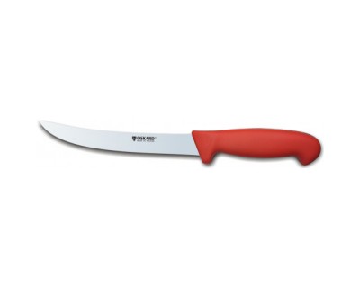 Нож разделочный Oskard NK016 210мм красный