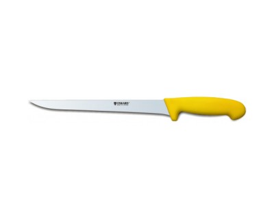 Нож разделочный Oskard NK021 260мм желтый