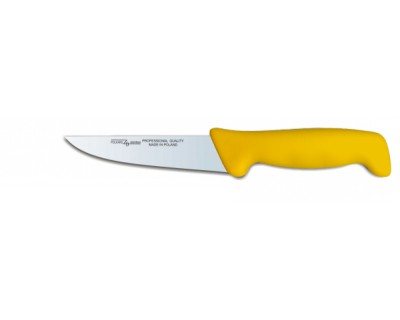Нож для убоя птицы Polkars №25 140мм с желтой ручкой