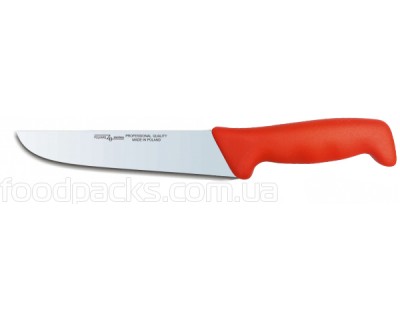 Нож разделочный Polkars №33 210мм с красной ручкой