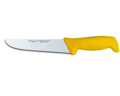 Нож разделочный Polkars №33 210мм с желтой ручкой