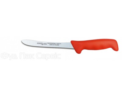 Нож для рыбы Polkars №52 160мм с красной ручкой