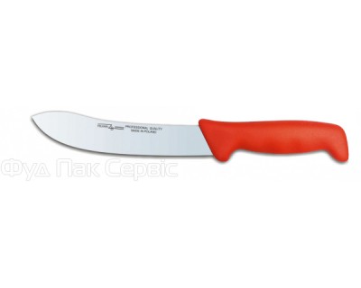 Нож шкуросъемный Polkars №7 175мм с красной ручкой