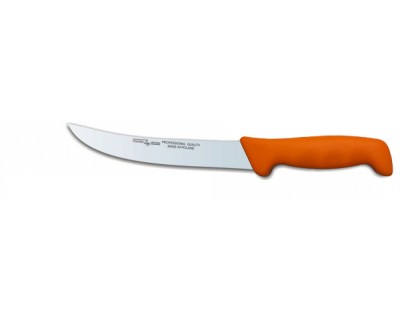 Нож разделочный Polkars №23 210мм с оранжевой ручкой