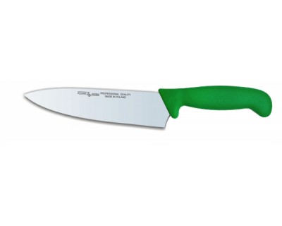 Нож разделочный Polkars №24 200мм с зеленой ручкой