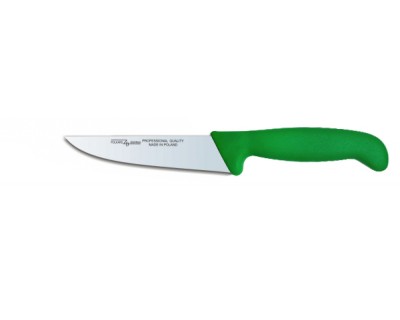 Нож для убоя птицы Polkars №25 140мм с зеленой ручкой