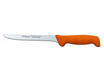 Нож разделочный Polkars №26 200мм с оранжевой ручкой