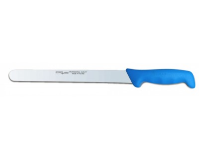 Нож разделочный Polkars №28 280мм с синей ручкой