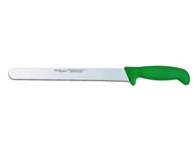 Нож разделочный Polkars №28 280мм с зеленой ручкой