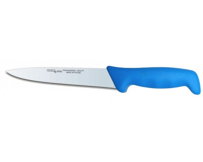Нож разделочный Polkars №32 210мм с синей ручкой
