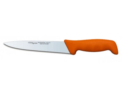Нож разделочный Polkars №32 210мм с оранжевой ручкой