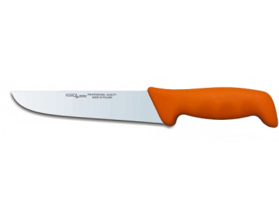 Нож разделочный Polkars №33 210мм с оранжевой ручкой