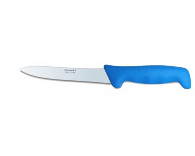 Нож кухонный Polkars №38 165мм с синей ручкой
