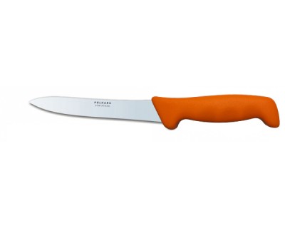 Нож кухонный Polkars №38 165мм с оранжевой ручкой