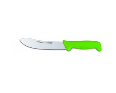 Нож шкуросъемный Polkars №7 175мм с зеленой ручкой