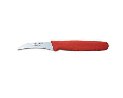 Нож кухонный Polkars №48 70мм с красной ручкой
