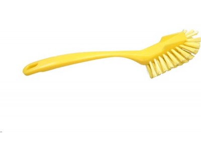 Щетка для мытья посуды FBK 10462 255х28 мм желтая (мягкий ворс)