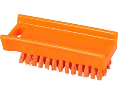 Щетка для мытья рук FBK 15060 110х45 мм оранжевая (средней жесткости)