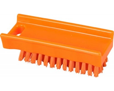 Щітка для миття рук FBK 15061 110х45 мм помаранчева (жорсткий ворс)