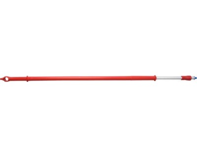 Ручка для щітки телескопічна FBK 49826 1750/2820х32 з подачею води червона