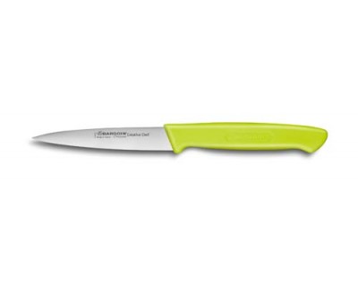 Нож для чистки овощей Fischer №337 100мм с салатовой ручкой