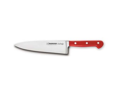 Нож кухонный Fischer №141 200мм с красной ручкой