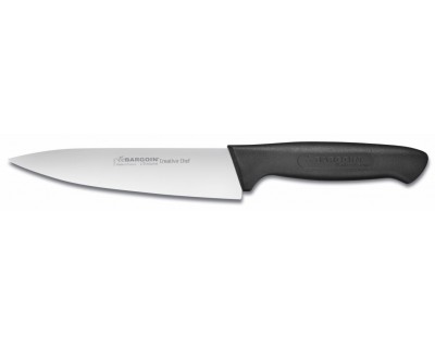 Нож шеф-повара Fischer №337 230мм с черной ручкой