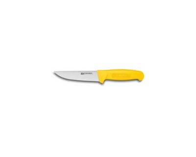 Нож для обвалки мяса Fischer №10 140мм с желтой ручкой