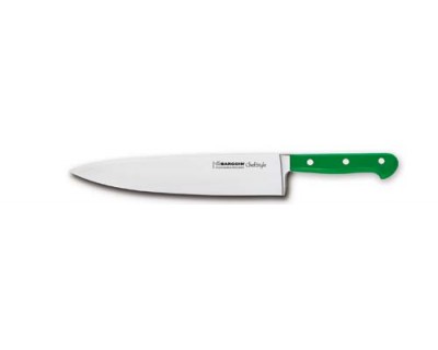 Нож кухонный Fischer №141 200мм с зеленой ручкой