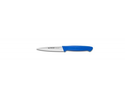 Ніж для чистки овочів Fischer №337 100мм з синьою ручкою
