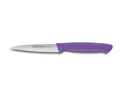 Ніж для чистки овочів Fischer №337 100мм з фіолетовою ручкою