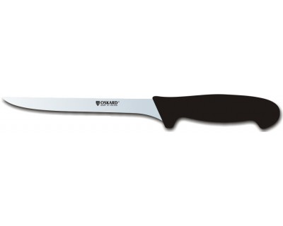 Нож обвалочный Oskard NK004 175мм черный