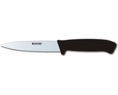 Нож кухонный Oskard NK040 130мм черный