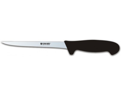 Нож для рыбы Oskard NK044 175мм черный