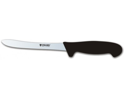 Нож для рыбы Oskard NK047 160 мм черный