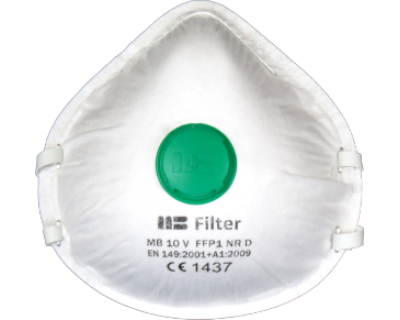 Полумаска респиратор MB 10 V FFP1 NR D COMFORT